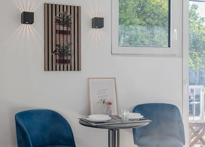 公寓 Spacestays Bunker Messe Wi-fi Tv 埃森